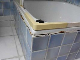 Sanierungsfall-Beispiel einer Dusche